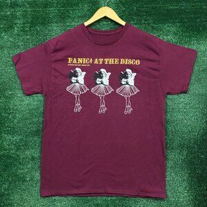 Panic at the Disco A Fever You Can't Sweat Out Rock Band T-Shirt Size Large